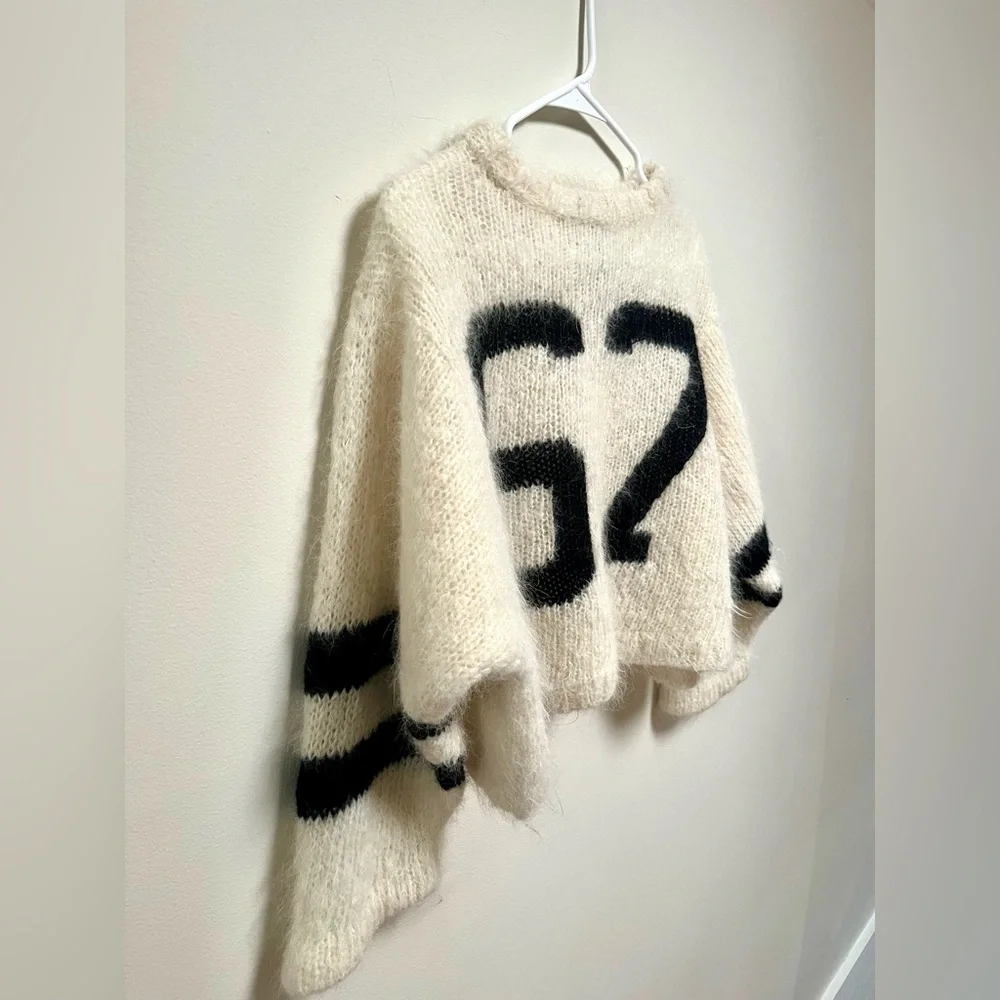 SMYTHE X Augden Cream 67 Knit Sweater size Small